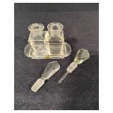 Vintage Art Deco Perfume Bottle Set