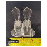 Vintage Art Deco Perfume Bottle Set