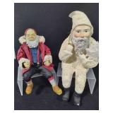 Sitting on a Shelf Santas