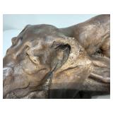 Large Sleeping Dog Sculpture