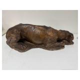 Large Sleeping Dog Sculpture