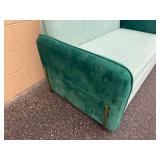 Homily Green Convertible Sleeper Sofa with USB Plug