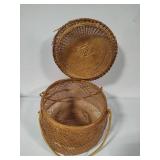 Vintage Baskets & Cloth Storage Box