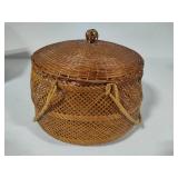 Vintage Baskets & Cloth Storage Box