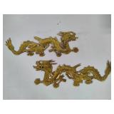 Brass Dragon Wall Decor