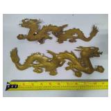 Brass Dragon Wall Decor