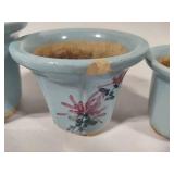 Hand Painted Ceramic Pot Set