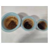 Hand Painted Ceramic Pot Set