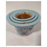 Hand Painted Ceramic Pot Set