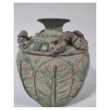 Chinoiserie Pottery Vase