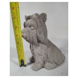 Concrete Terrier Yard Decor
