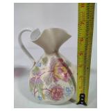 Pretty Pink Vases & Floral Pitcher