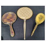 Vintage Vanity Mirrors/Brush