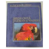 Bird Books and Parrot Statue