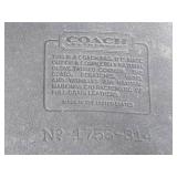 Coach Bucket Purse w/Gold Accents