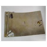 Abalone & Silver Tone Belt Buckle