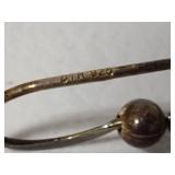 925 Jay King Blue & Green Turquoise Sterling Silver Earrings