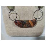 925 Jay King DTR Multi Colored Stone Necklace & Earring Set