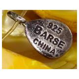 925 Barse Abalone Style Shell Elastic Bracelets