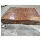 Old Wood Map/Travel Box