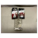 5x Master Lock Warded Padlock