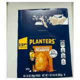 18x 1.75oz Planters Honey Roasted Peanuts-8/2025