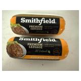 2x 1lb Smithfield Premium Pork Sausage