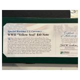 1934 A Yellow Seal $10 Silver Certificate N. Africa