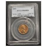 1957 Lincoln Cent Proof PCGS PR68 Red