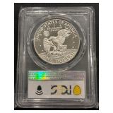 1974-S Eisenhower Silver Dollar Proof PCGS PR69 Deep Cameo