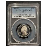 1993-S Washington Silver Quarter Proof PCGS PR69 Deep Cameo