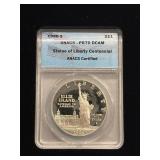 1986-S Statue of Liberty Proof ANACS PR70 Deep Cameo