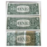 1957 A Silver Certificate and 1963 Federal Reserve Notes