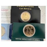 Gold Layered Replica Coins and Copper Rounds
