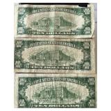 1950 Green Seal $10 Dollar Federal Reserve Notes