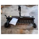 Tow Behind Lawn Dethatcher with Steel Frame and Manual
