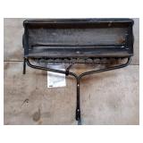 Tow Behind Lawn Dethatcher with Steel Frame and Manual