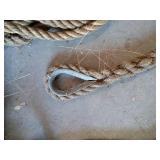 Heavy Duty Braided Rope with Metal Thimble Loop