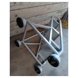 Uline Rolling Safety Step Ladder with 3 Steps