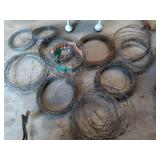 Set of Barbed Wire and Fencing Wire Rolls