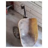 Used Two-Wheel Utility Yard Cart with Metal Frame