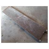 Aluminum and Plywood Scaffold Plank with Wheels