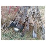 Lot of Scrap Wood and Steel from Old Trailer Frames