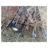 Lot of Scrap Wood and Steel from Old Trailer Frames