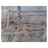 Collection of Scrap Metal Fence Gates and Posts