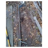 Galvanized Metal Tool Box with Telescoping Hay Hooks and Metal Stand