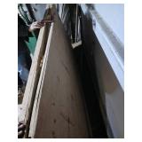 Used Folding Fish House Frame with Plywood Panels