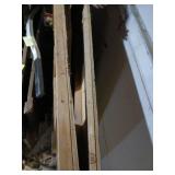 Used Folding Fish House Frame with Plywood Panels