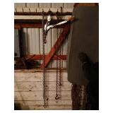 Lever Chain Hoist with Hooks and Chains