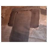 Set of 2 Hog Heaven 3x5 Black Industrial Floor Mats